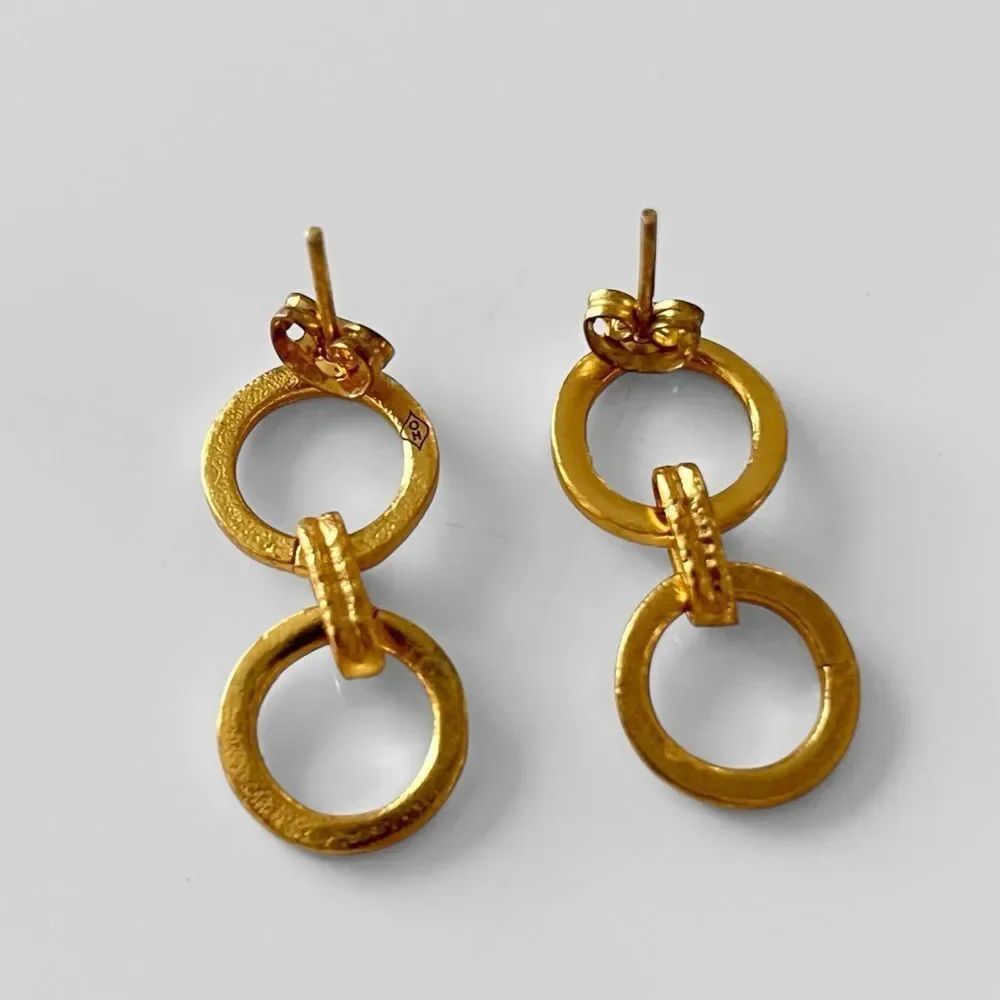 Ottoman Hands Tesoro Chain Drop Earrings — image 3 of 3